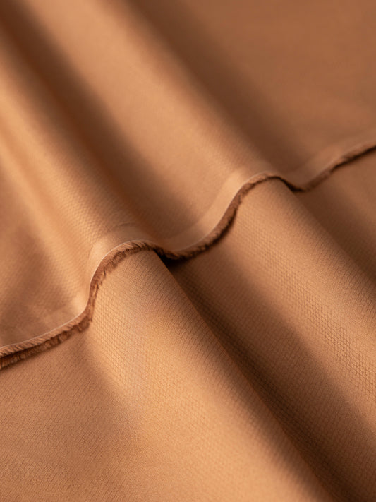 Light Brown Cotton Unstitched Fabric - AL-UN-MRJ-15125