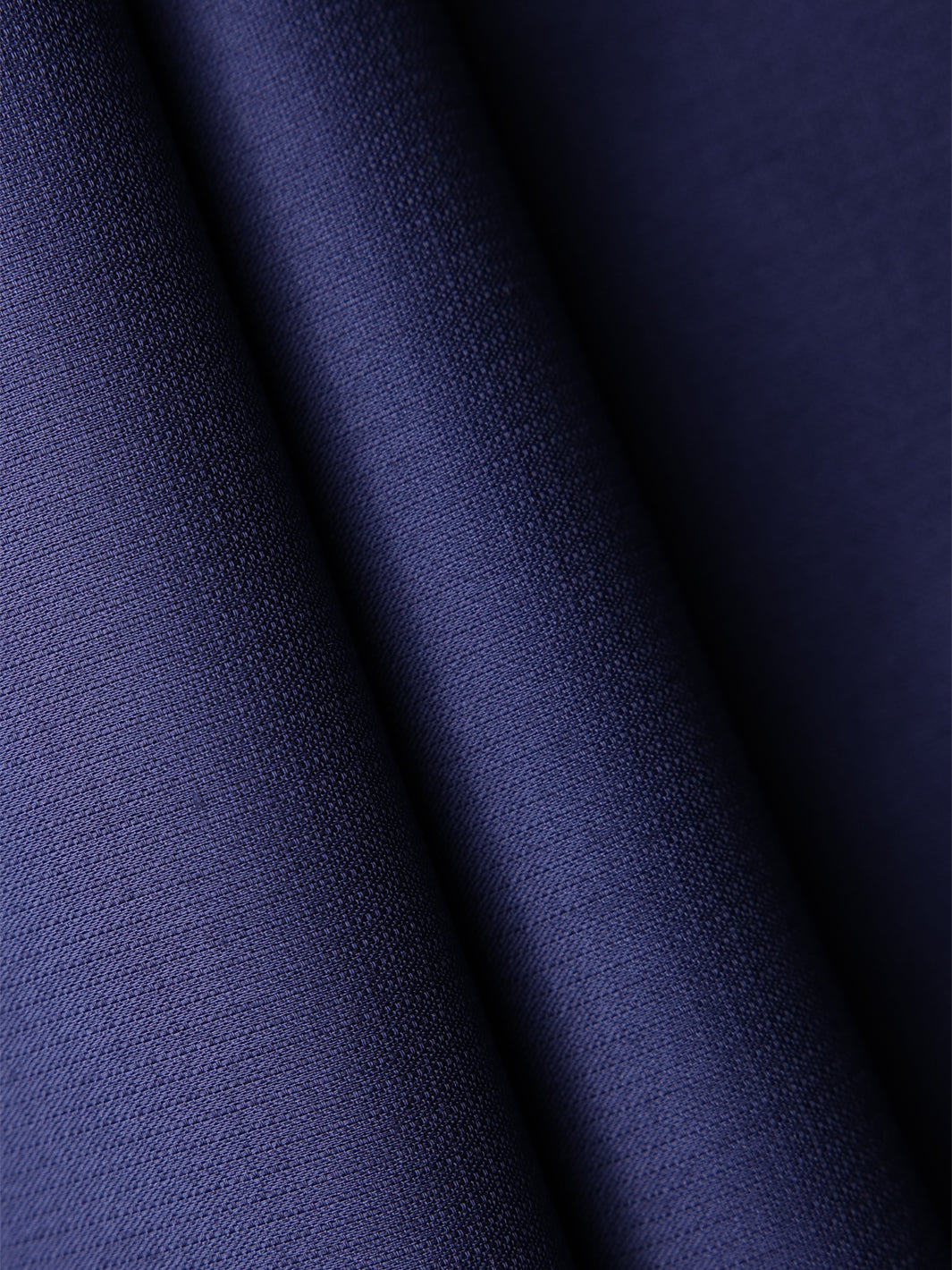 Navy Blue Cotton Plain Unstitched Fabric - AL-UN-MRJ-15126
