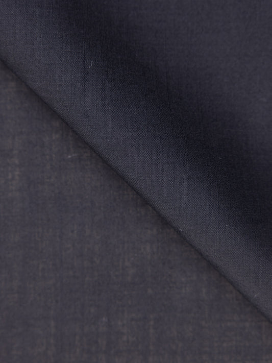 Black Plain Unstitched Fabric - AL-UN-NZM-15115