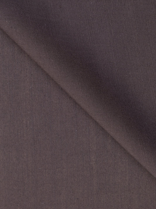 Dark Brown Plain Unstitched Fabric - AL-UN-NZM-15115
