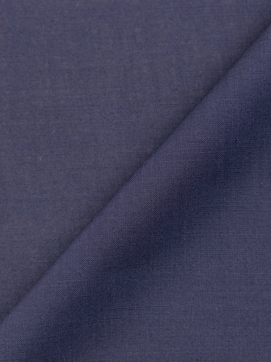 Navy Blue Plain Unstitched Fabric - AL-UN-NZM-15115