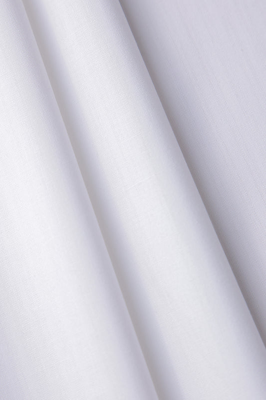 Off White Plain Unstitched Fabric - AL-UN-NZM-15129