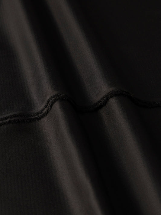 Black Blended Unstitched Fabric - AL-UN-STN-15127