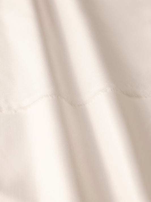 Cream Blended Unstitched Fabric - AL-UN-STN-15127