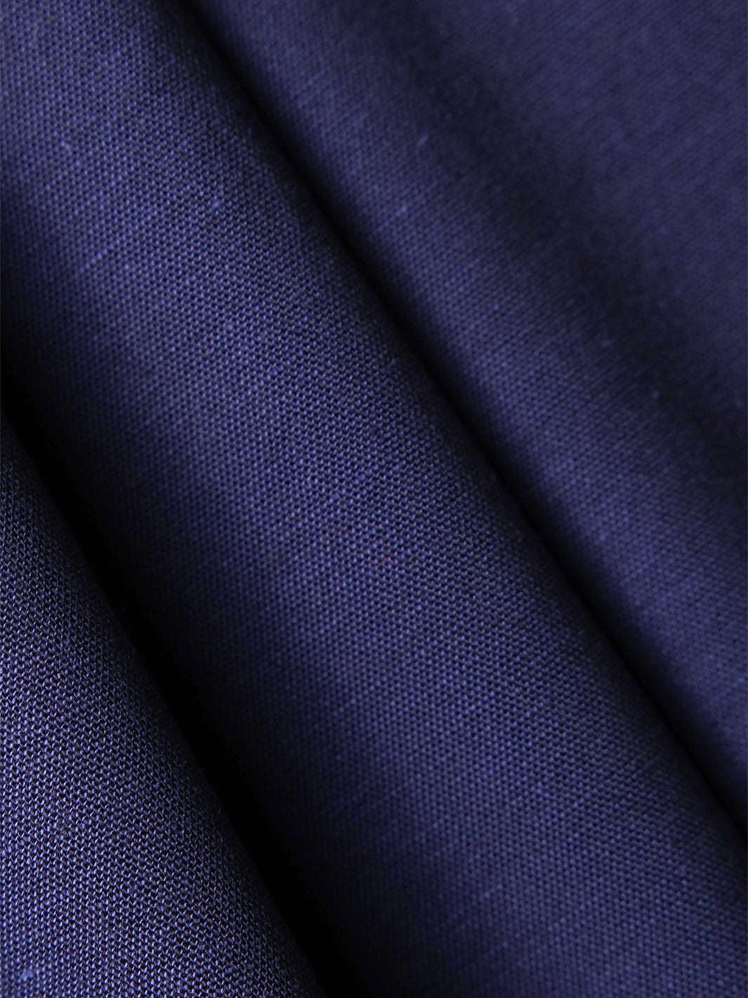 Navy Blue Plain Unstitched Fabric - AL-UN-STN-15138