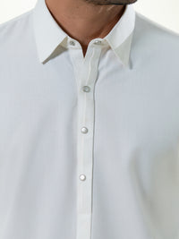 Off White Kameez Shalwar - ALWA-KS-579