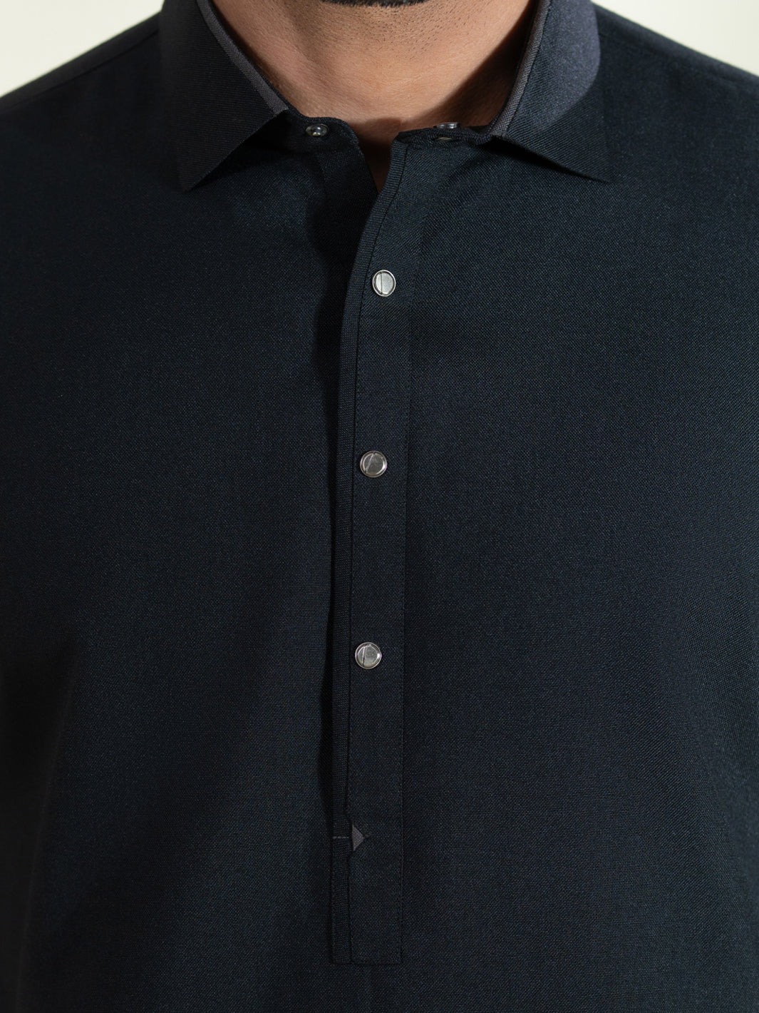 Black Kameez Shalwar - ALWA-KS-608