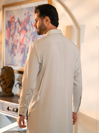 Ice Blue Cut & Sew Kameez Shalwar - ALWA-KS-616A