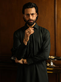 Green Kameez Shalwar - ALWA-KS-621