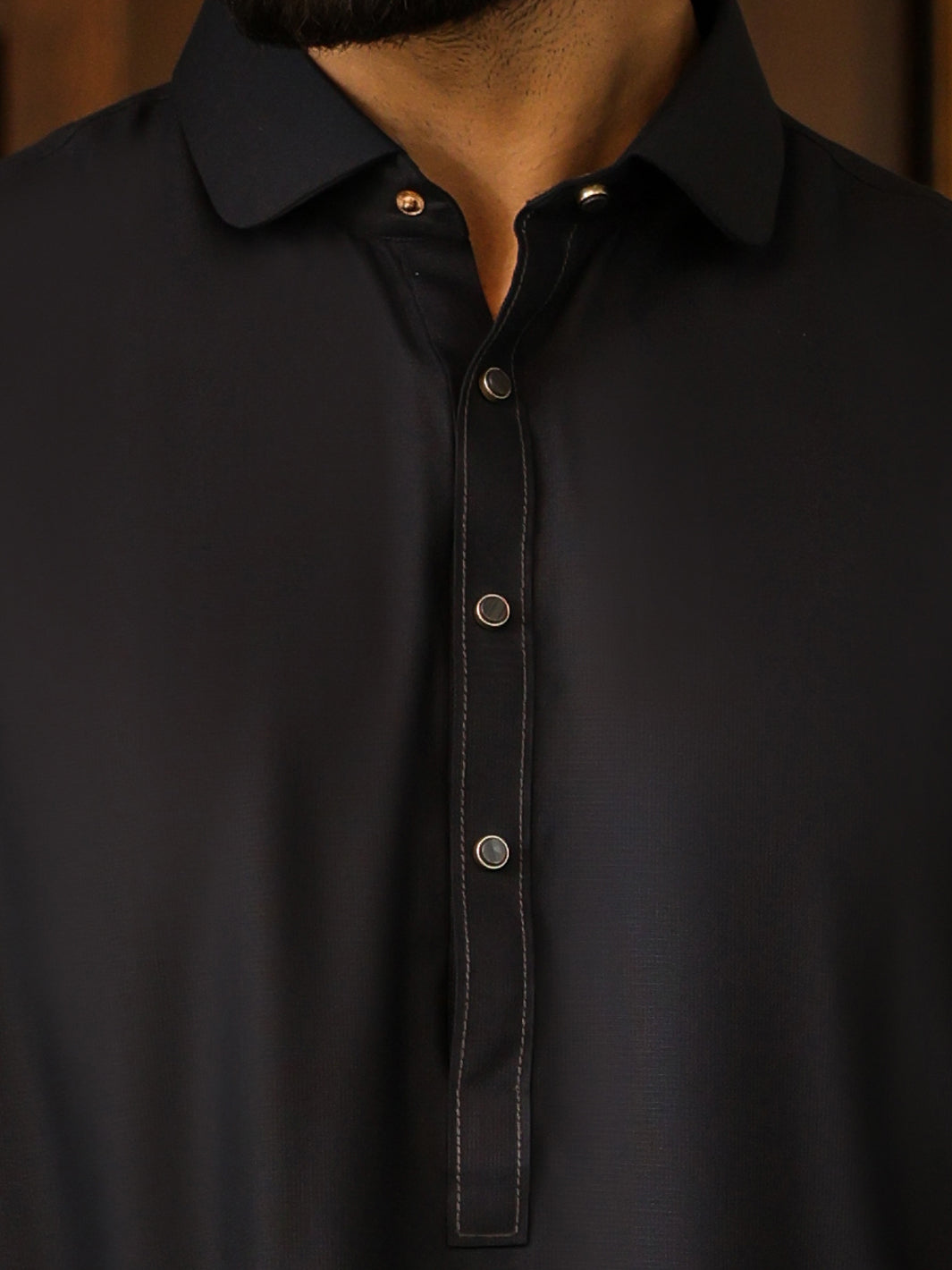 Dark Grey Plain Kameez Shalwar - ALWA-KS-622