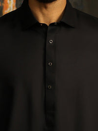 Navy Blue Cuts & Sew Kameez Shalwar - ALWA-KS-623