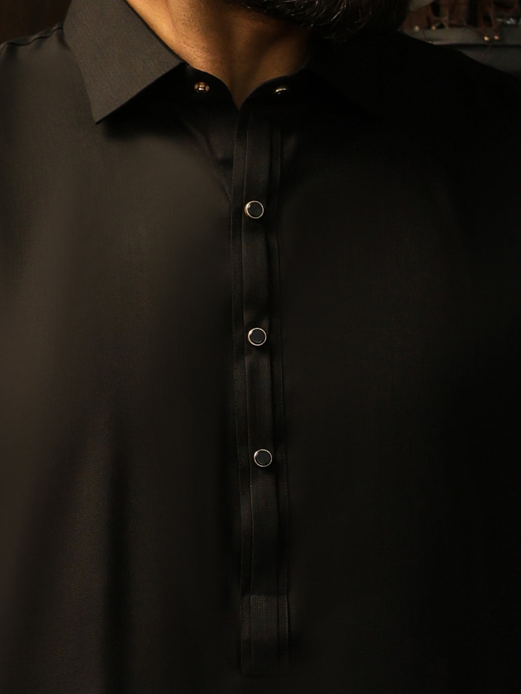 Black Cut & Sew Kameez Shalwar - ALWA-KS-624