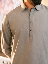 Grey Cut & Sew Kameez Shalwar - ALWA-KS-625