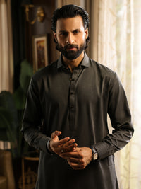 Grey Cuts & Sew Kameez Shalwar - ALWA-KS-626
