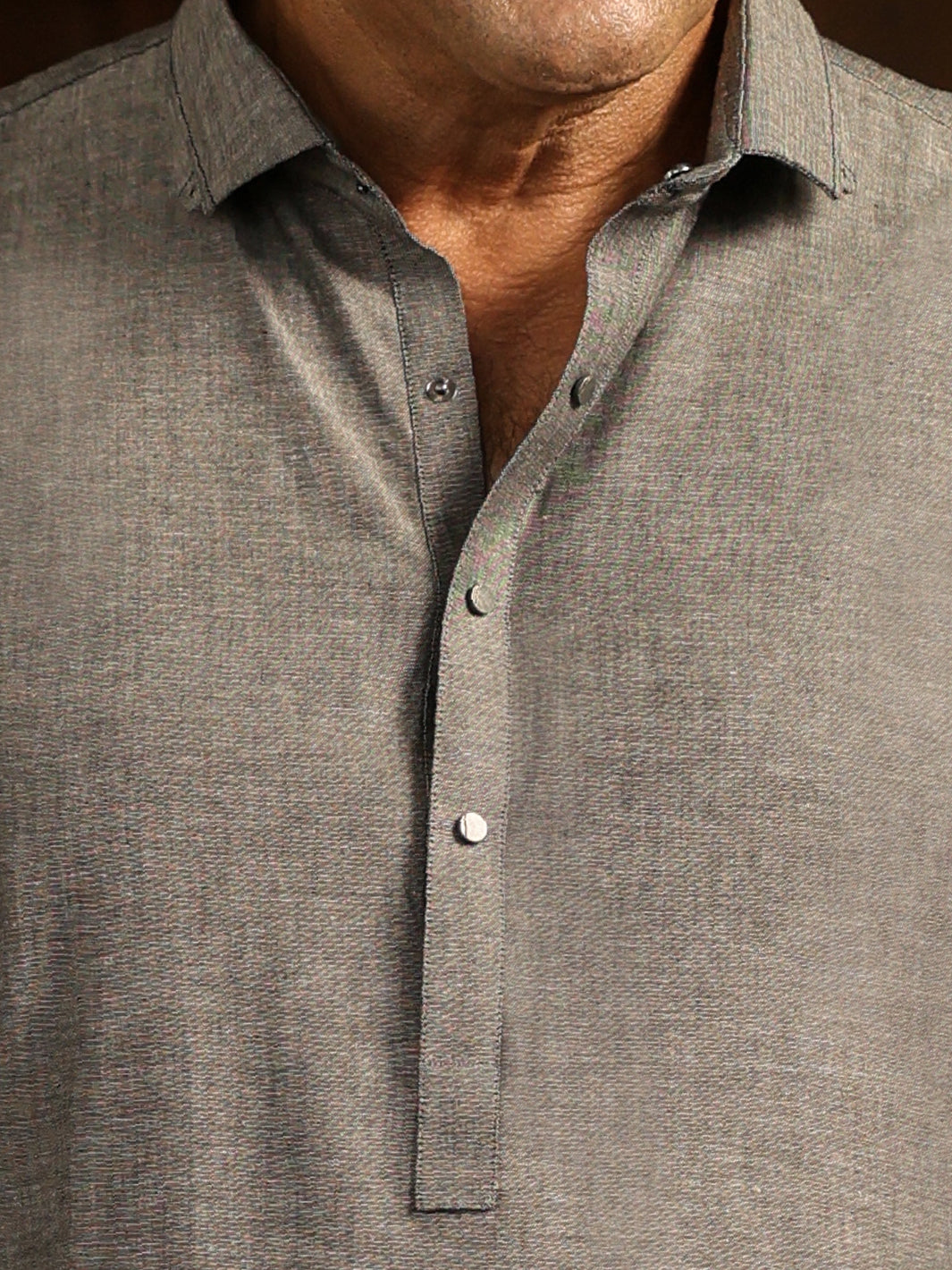 Grey Cuts & Sew Kameez Shalwar - ALWA-KS-630