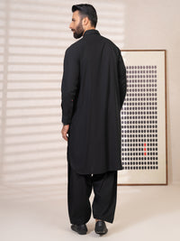 Black Kameez Shalwar - ALWA-KS-642