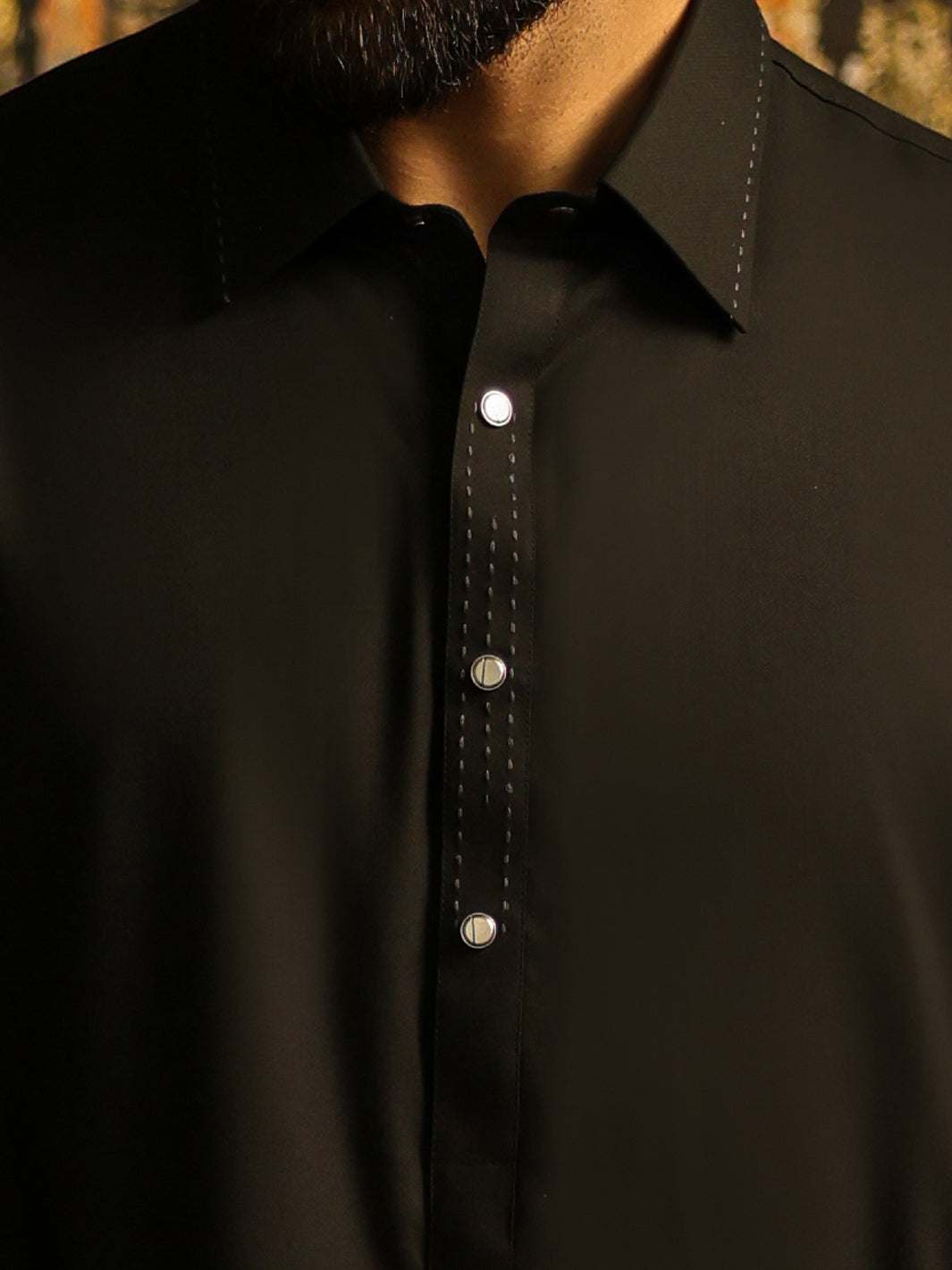Black Kameez Shalwar - ALWA-KS-644