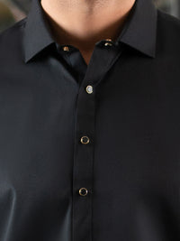 Black Cut & Sew Kameez Shalwar - ALWA-KS-656