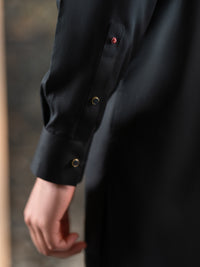 Black Cut & Sew Kameez Shalwar - ALWA-KS-656