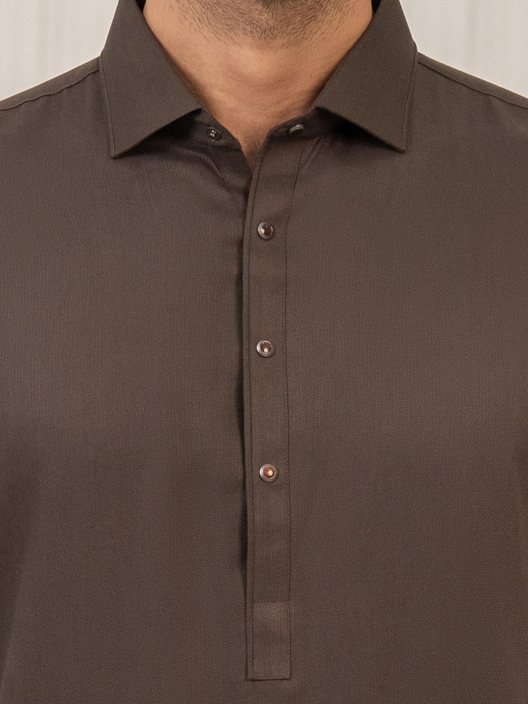 Brown Kameez Shalwar - ALWA-KS-669