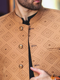 Light Brown Blended Waistcoat - AL-WC-525