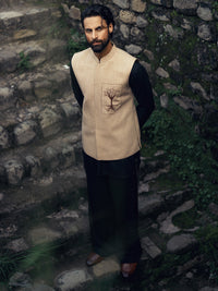 Beige Waistcoat - AL-WC-596A