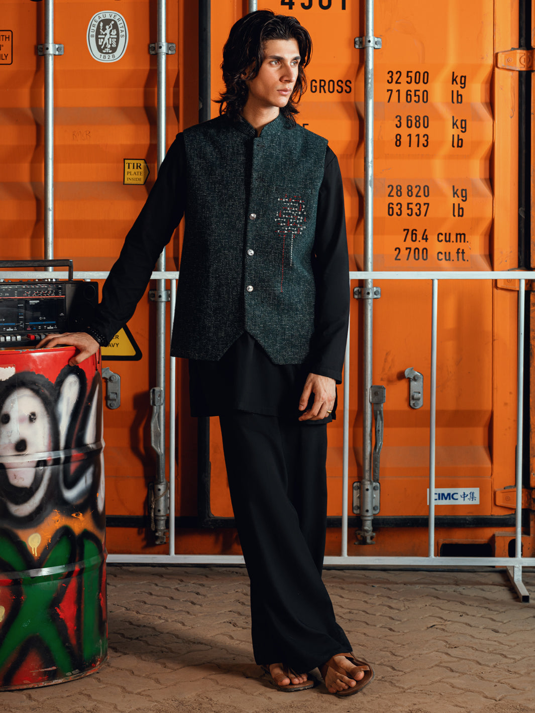 Green Formal Waistcoat - AL-WC-607