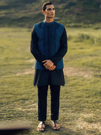 Blue Formal Waistcoat - AL-WC-609