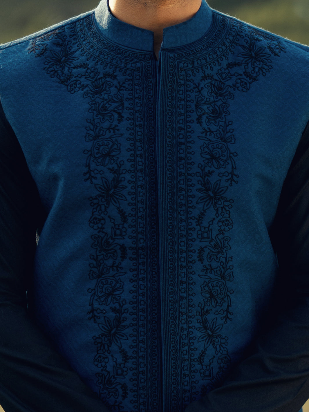 Blue Formal Waistcoat - AL-WC-609