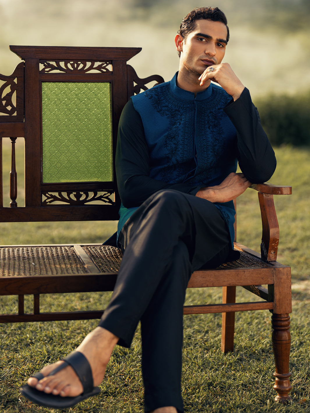 Blue Formal Waistcoat - AL-WC-609