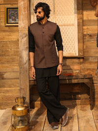 Brown Cotton Waistcoat - AL-WC-610