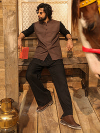 Brown Cotton Waistcoat - AL-WC-610