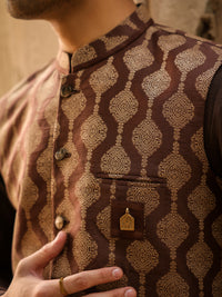 Brown Formal Waistcoat - AL-WC-614