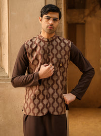 Brown Formal Waistcoat - AL-WC-614