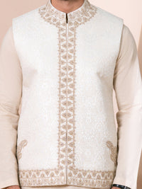 Cream Cut & Sew Waistcoat - AL-WC-619