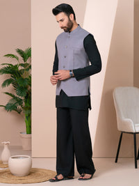 Grey Cotton Formal Waistcoat - AL-WC-620