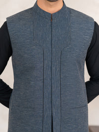 Blue Waistcoat - AL-WC-635