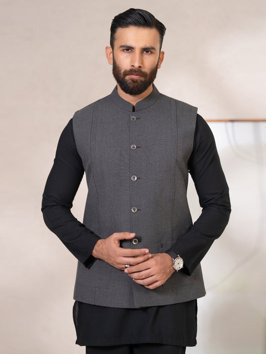 Grey Waistcoat - AL-WC-638