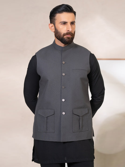 Grey Waistcoat - AL-WC-639