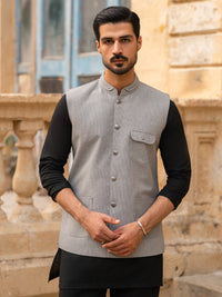 Light Grey Waistcoat - AL-WC-640