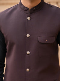 Dark Brown Waistcoat - AL-WC-641