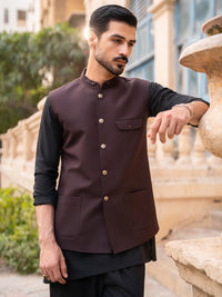 Dark Brown Waistcoat - AL-WC-641
