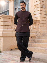 Dark Brown Waistcoat - AL-WC-641