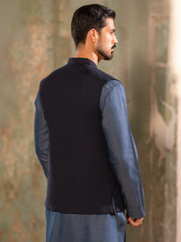 Midnight Blue Waistcoat - AL-WC-642