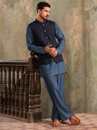 Midnight Blue Waistcoat - AL-WC-642