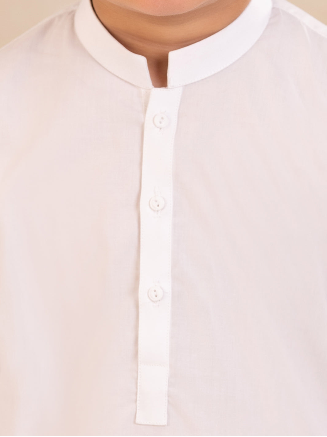 White Cotton Boys Kameez Shalwar - ALBY-BQ-KS-002