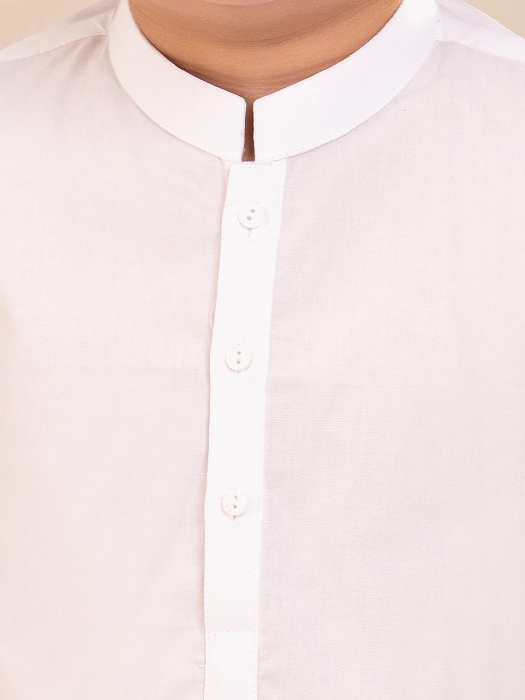 White Cotton Boys Kurta Trousers - ALBY-BQ-KT-001