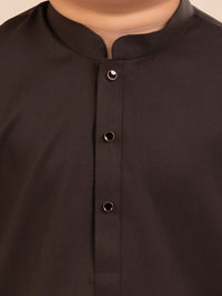 Brown Plain Kameez Shalwar - ALBYET-KS-005