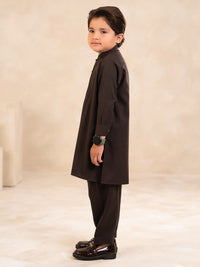 Brown Plain Kameez Shalwar - ALBYET-KS-005