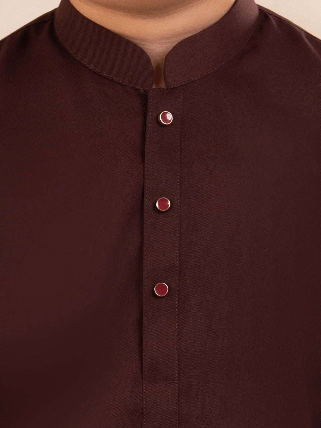 Maroon Plain Kameez Shalwar - ALBYET-KS-006